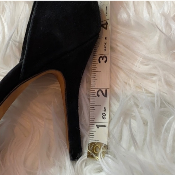 Vince Celeste D'orsay Black Suede Heels - Picture 6 of 16